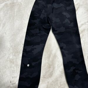 lululemon athletica Black Camo Leggings